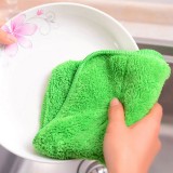  Special and super value vegetable fiber multi-purpose oil-free dishwashing towel dishcloth (transparent opp bag) 1000 pieces/box