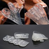  Five layer silicone transparent adjustable men's and women's universal invisible high insole