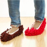  Special price superfine fiber chenille shoe cover, white edge floor wiping shoe cover, two price and multi color options