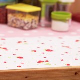  Japanese printed cabinet pad moisture-proof pad drawer sticker 30 * 300CM white ground red strawberry 100 pieces/box